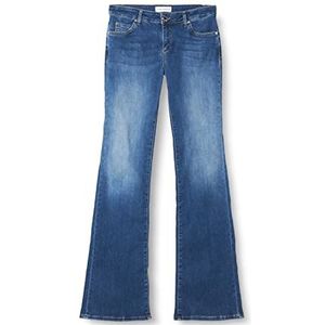 Pinko Frida Flare Denim Blue Stretch damesjeans, Pjc_Medium donker wassen