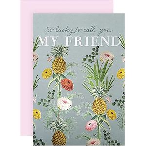 Hallmark Verjaardagskaart voor vrienden in botanische vintage-stijl