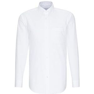 Seidensticker Werkhemd met button-down-kraag, lange mouwen, voor heren, wit (white 0001), 45, Wit.