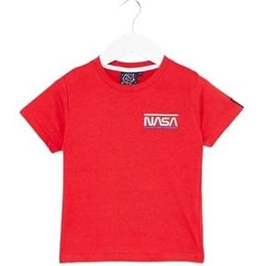 Nasa T-shirt, jongens, rood, 4 jaar, Rood