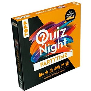 Quiznight Partytime: RUBBELN, RADEN - : films & series, sterren & sterretjes, computerspellen & comics, sterke dranken, geschiedenis, verrassing