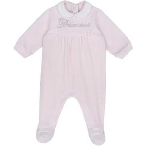 Chicco Rompertje, opening binnen, benen, pantoffels voor BBS en baby's, jongens, roze, 3 maanden, Roze