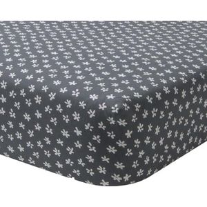 Drap Housse imprimé en Lyocell, Hortense, 160 x 200cm, Origin