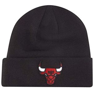 New Era NBA Essential Knit, Bull, Zwart, One Size