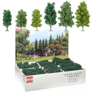 Busch Environnement - BUE6332 – modelbouw voor wegverkeer – box met grote bomen