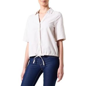 VERO MODA Vmluna T-shirt 2/4 Wvn damesblouse, Zilveren voering.