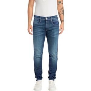 Replay M914 Anbass Hyperflex herenjeans, Medium Blauw 009-6