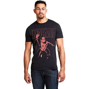 Marvel spiderman t-shirt voor heren, Zwart