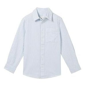TOM TAILOR Chemise pour garçon, 34274 - Rayures bleues et blanches, 104-110