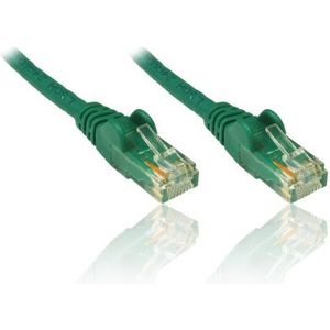 PremiumCord Ethernet-netwerkkabel, LAN en patch Cat6, UTP, snel en robuust, RJ45-kabel, 1 Gbit/s, AWG 26/7, 100% Cu-koperen kabel, groen, 10 m