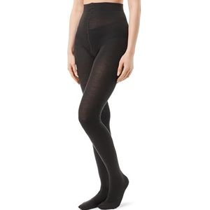 KUNERT Zachte en warme katoenen gebreide panty's voor dames (1 stuk), Bruin gemengd 8210