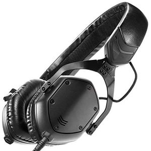 V-MODA XS Supra-Aural-hoofdtelefoon, bekabeld, opvouwbaar en opheffend met microfoon, mat zwart