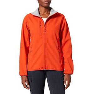 CliQue Ladies Basic Softshell Jacket dames, oranje (bloedrood oranje), L, oranje (bloedrood, oranje)