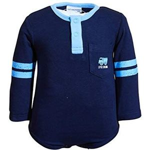 SALT AND PEPPER Baby Jongens Onderhemd Adventure Uni, Navy Blue, 56, Navy Blauw