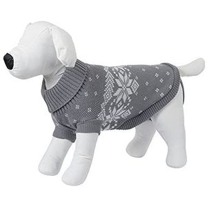Kerbl Lillehammer trui voor honden, grijs/wit, maat XXS