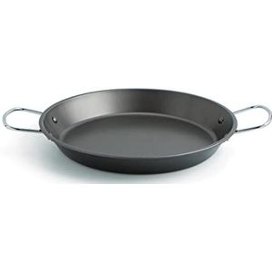 Quid Senia Paella-pan, 30 cm, koolstofstaal, voor oven en inductie, zwart