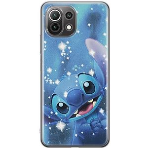 ERT GROUP Xiaomi MI 11 LITE 4G / MI 11 LITE 5G / 11 LITE 5G NE beschermhoes Disney Stitch 002 motief, perfect aangepast aan de vorm van de mobiele telefoon