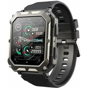 Cubot C20 Pro Smartwatch, 1,8 inch, 7 dagen batterijduur, hartslag, IP67, meldingen, Bluetooth 5.0, zwart