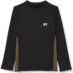 MEETYOO Compressie shirt voor heren, vliesstof, zwart, XL