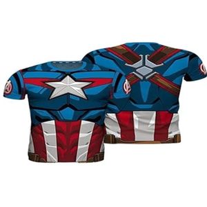 ABYstyle Marvel Captain Amercia Replica heren T-shirt blauw rood S