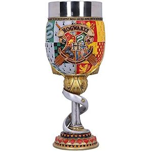 Nemesis Now B5615T1 Harry Potter - Verzamelbeker - Patroon: Zwerkbal Helder Goud - Cadeau voor Fan en Gepassioneerde - Premium Kwaliteit - Geel en Zilver - 19,5 cm, Hars, 19,5 cm