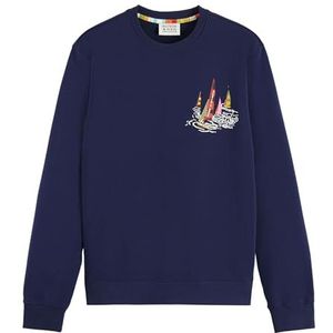 Scotch & Soda Sweatshirt voor heren - Boating, Navy 7007