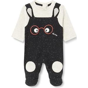 Chicco Katoenen overall met voet, pyjama voor baby's en jongens, baby, jongens, Grijs (759)