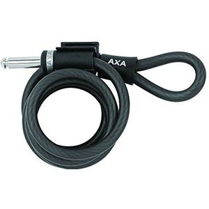 AXA 5011530 1 x kettingslot insteekkabel Newton plug-in kabel zwart 18010, 180 cm 10 mm