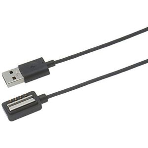 Suunto, Magnetische USB-kabel voor SUUNTO Spartan Sport en Spartan Ultra horloges, lengte: 115 cm, zwart., Zwart