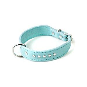 Doggy Things Italiaanse halsketting, diamant, 25 cm, mintgroen