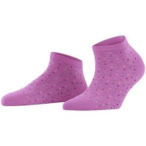FALKE Dames multispot sokken ademend duurzaam katoen lage sokken zachte platte teennaad fantasie stippenpatroon glijden niet in schoen 1 paar, Rood (Lipstick 8350)