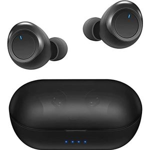 Bluetooth 5.0 in-ear hoofdtelefoon, draadloos, met microfoon, IPX5 waterdicht, Bluetooth oordopjes, draadloze hoofdtelefoon met touch-controle, sporthoofdtelefoon, draadloos, met stereo, voor hardlopen, gym, kantoor
