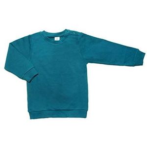Leela Cotton Sweatshirt, donaublauw trainingspak voor kinderen, uniseks, Donau blauw