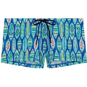 HOM - Marbella - Swim Shorts - Blue Print - Mannen