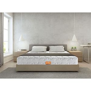 Marcapiuma - Matras van traagschuim, Soia Bio 90 x 200 cm, hoog 22 cm - Rainbow Plus - 5 zones comfort H3 stevig - Medisch apparaat - Afneembare zilveren hoes antimijt, hypoallergeen - 100% Made in