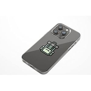 Bonateks, Étui de protection imprimé numériquement compatible avec iPhone 14 Pro Max, coque de protection anti-chocs, en silicone, flexible, transparent