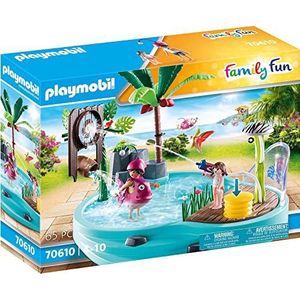 Playmobil 70610 Zwembad met waterstraal - Family Fun- Het waterpark - Waterpark Family Fun