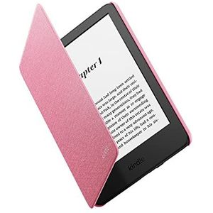 Stoffen hoes voor Kindle, compatibel met apparaten van de 11e generatie (alleen model 2022), roze