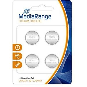 MediaRange 4 x CR2032 3V lithium knoopcel