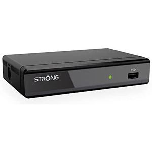 STRONG - Full HD DVB-T decoder - SRT8109 - Recorder functie - Compatibel met HEVC265 & Dolby Digital Plus standaarden - HDMI, Scart, USB - Elektronische programmagids - Zwart