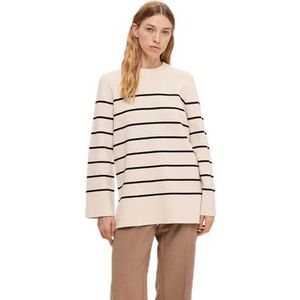 SELECTED FEMME Slfliva LS Long Knit O-hals Noos gebreide damestrui, Berk