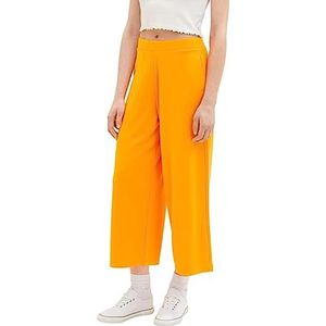 TOM TAILOR Denim Pantalon basique pour femme, 31684 - Orange mangue Bright, XL
