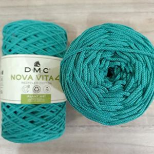 DMC - NOVA VITA 4 - macramé breigaren | gerecycled katoengaren - etiketten om in te planten | 250 g - 200 m