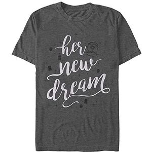 Disney T-shirt à manches courtes unisexe Tangled Dream Her Wedding Organic, Noir mélangé., XL