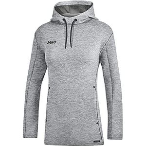JAKO Premium Basics dames hoodie, Lichtgrijs