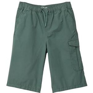 s.Oliver Bermudashorts voor jongens, losse pasvorm, Blauw/Groen