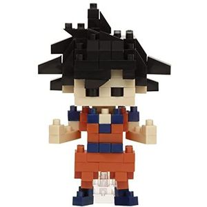 Bandai - Nanoblock - Son Goku - Dragon Ball Z - minifiguur van stenen - bouwspel - Goku Pixel Manga figuur bouwset - NBDB001
