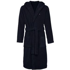 Tommy Hilfiger Badjurk met capuchon, sportondergoed voor heren, Marineblauwe blazer