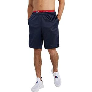 Champion Long Mesh Shorts met zakken voor heren, marineblauw, 3XL, Navy Blauw