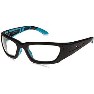 Bollé League veiligheidsbril Sport Unisex, matzwart, blauw